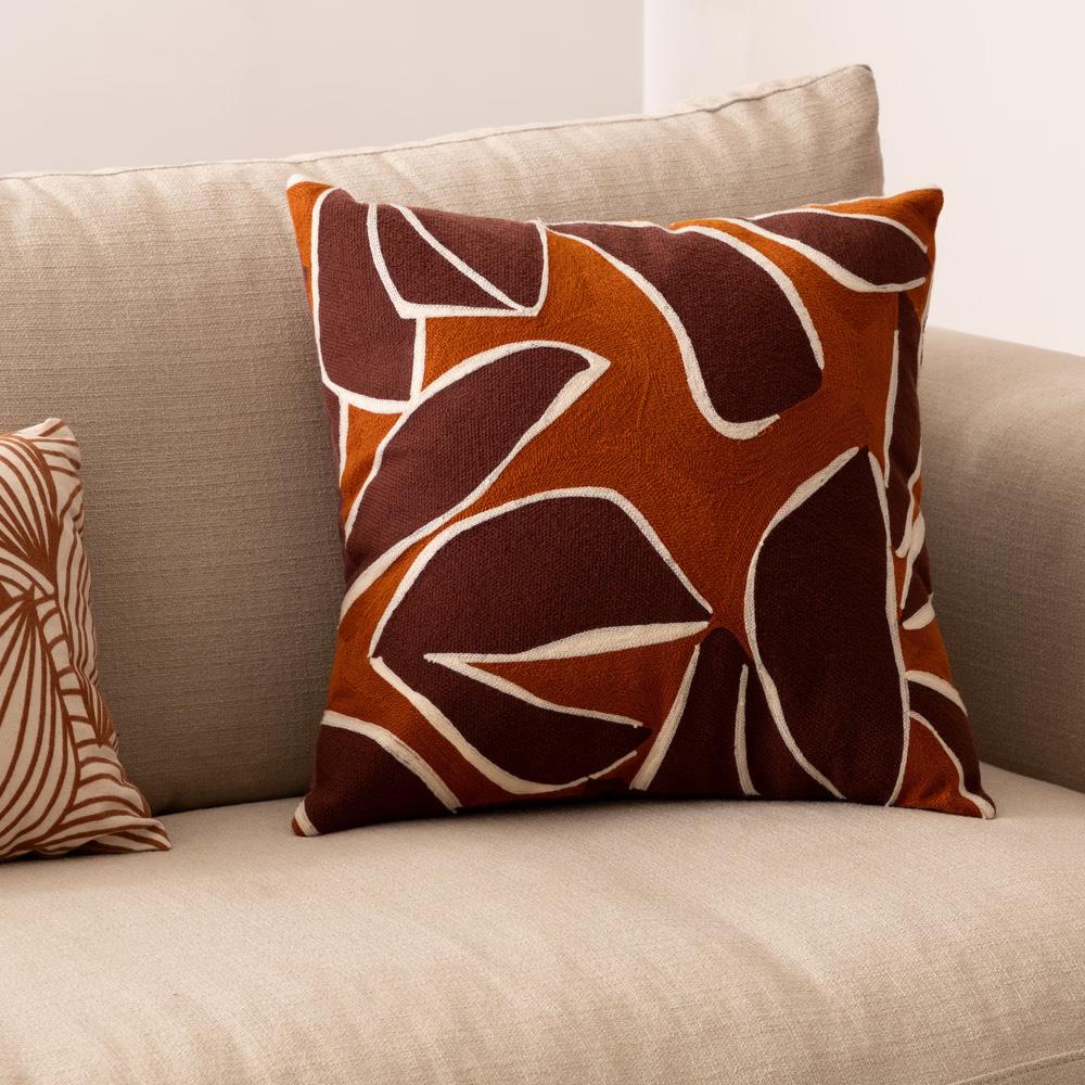 Atmosphera Coussin Orange/Violet Atmosphera Brod Hary