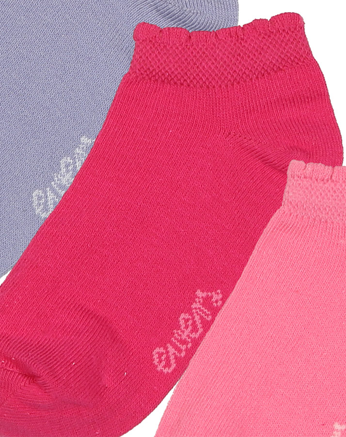 Sneaker-Socken UNI 3er-Pack in pink/flieder