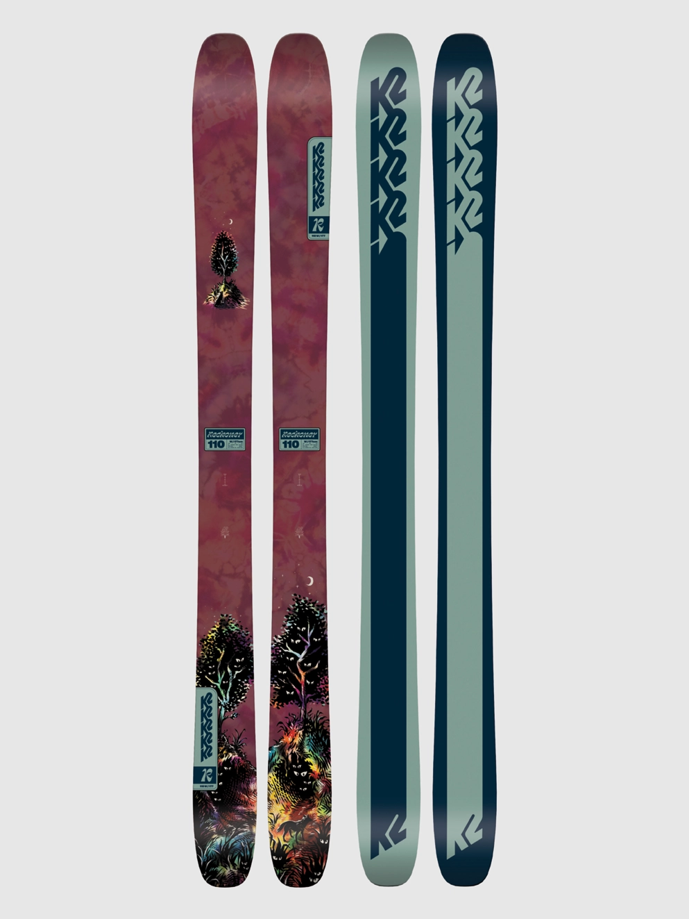 K2 Reckoner 110 W 2025 Skis design