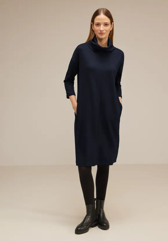 Lässiges Sweatkleid - deep blue