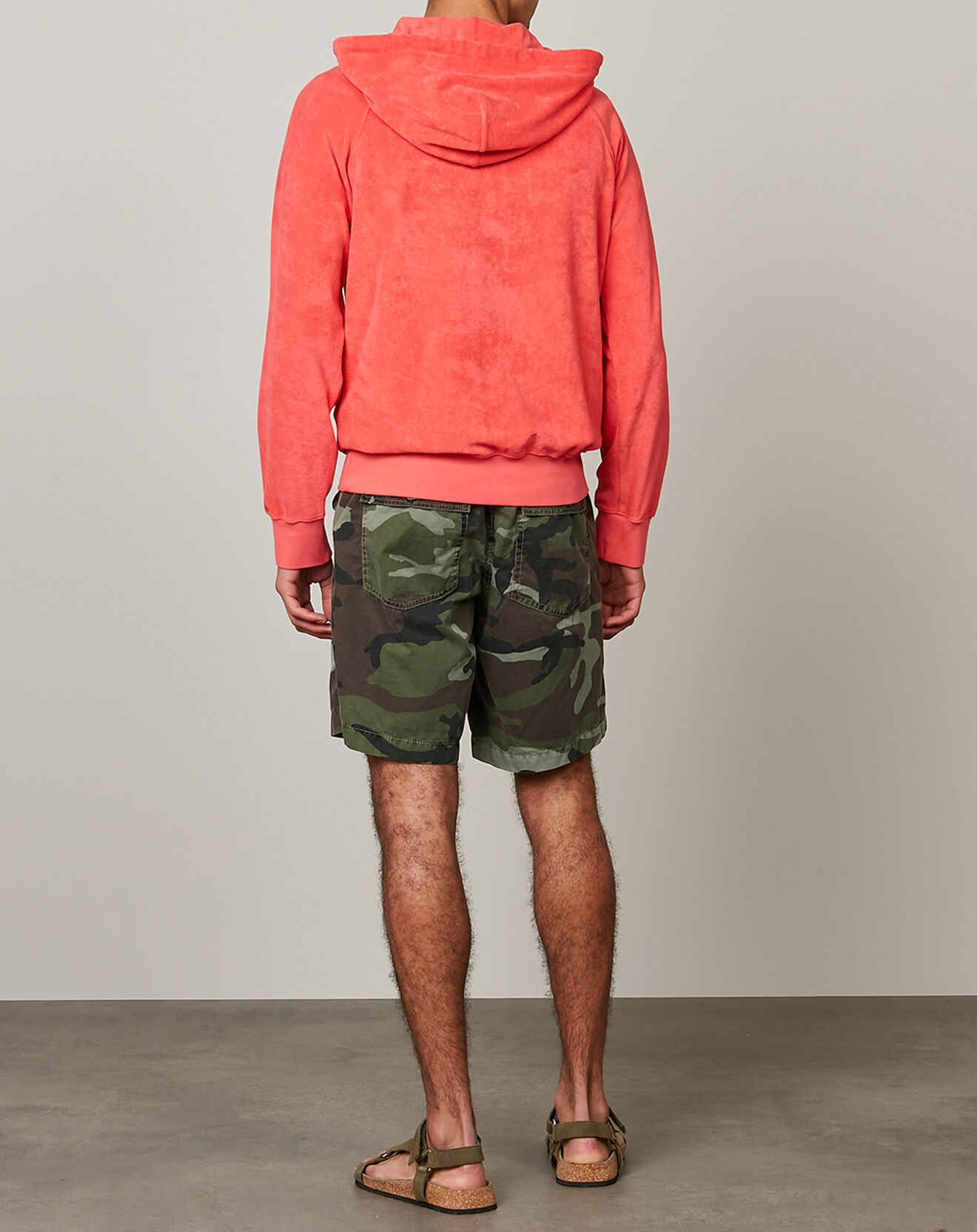 Hartford Sweat à capuche en éponge rouge