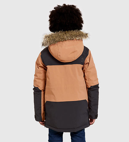 Didriksons Winterjacke - Magnetit - Mandel Brown