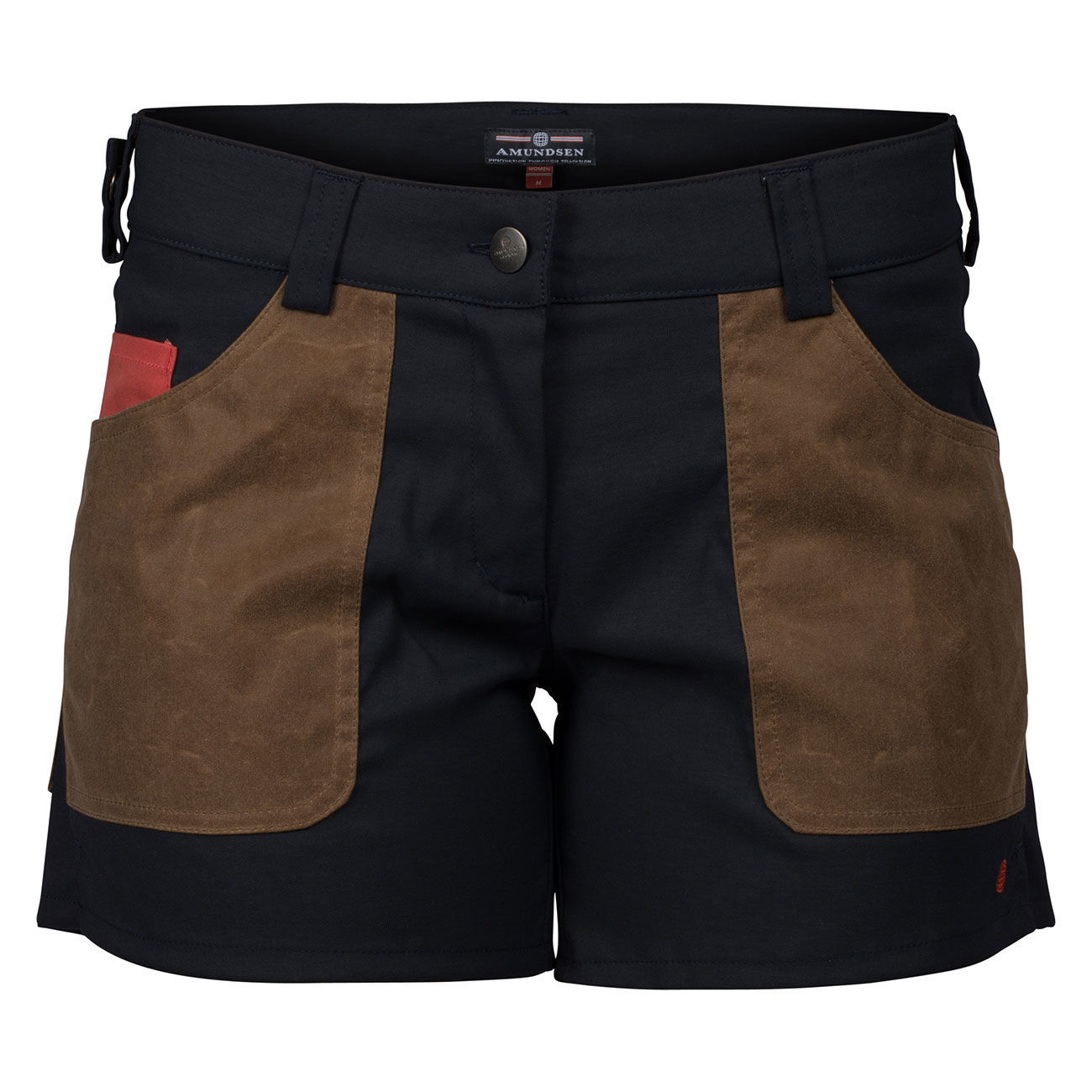 Amundsen 5Incher Field Shorts Womens Navy/Tan