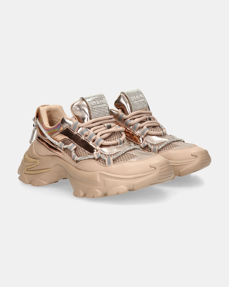 Steve Madden Miracles Dad Sneakers  - beige
