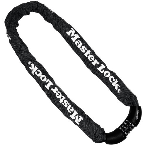 Antivol chaîne - à combinaison - 90 cm x 8 mm - noir