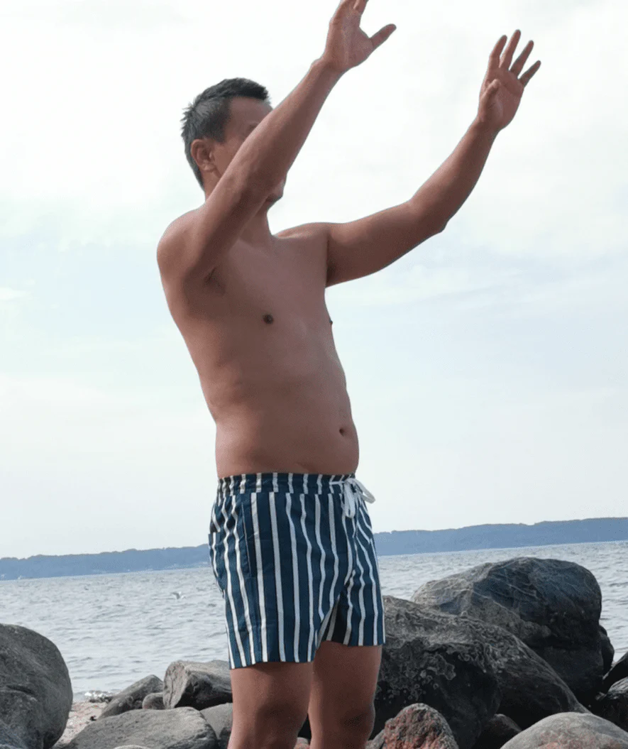Watery badeshorts til mænd - Signature Eco - Sort
