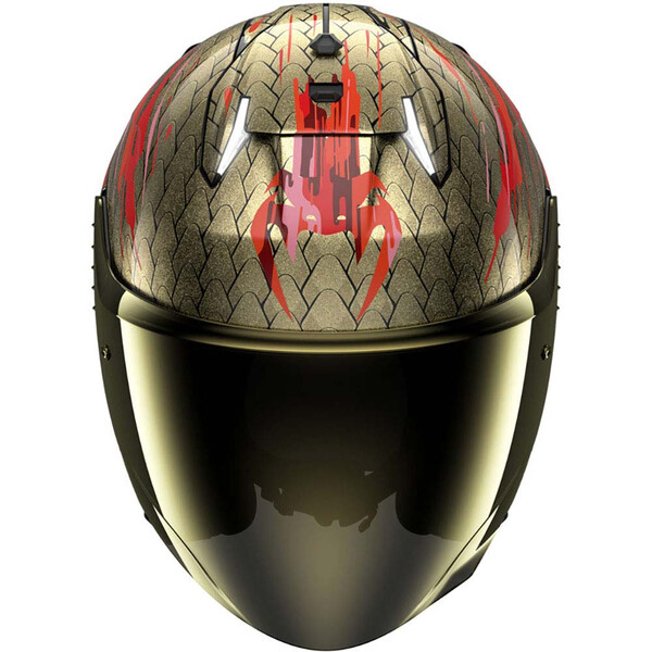 Shark - Casque Skwal i3 Jet - Venum Or / Rouge / Noir / Brillant