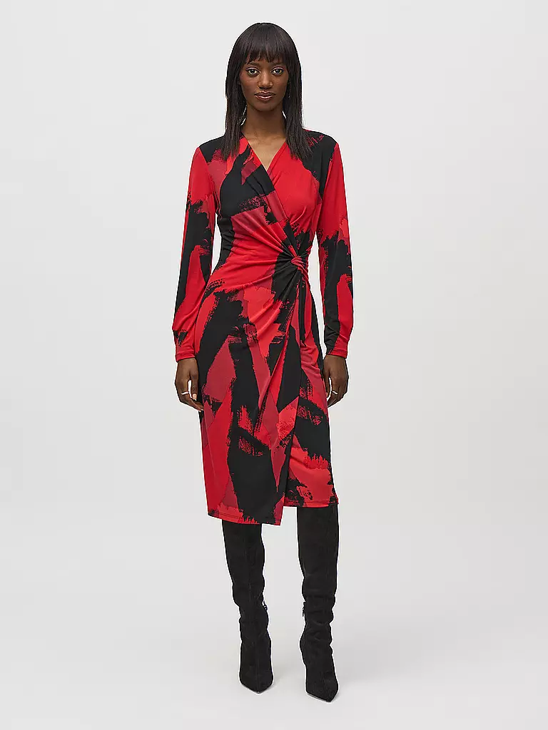 JOSEPH RIBKOFF Midikleid  rot