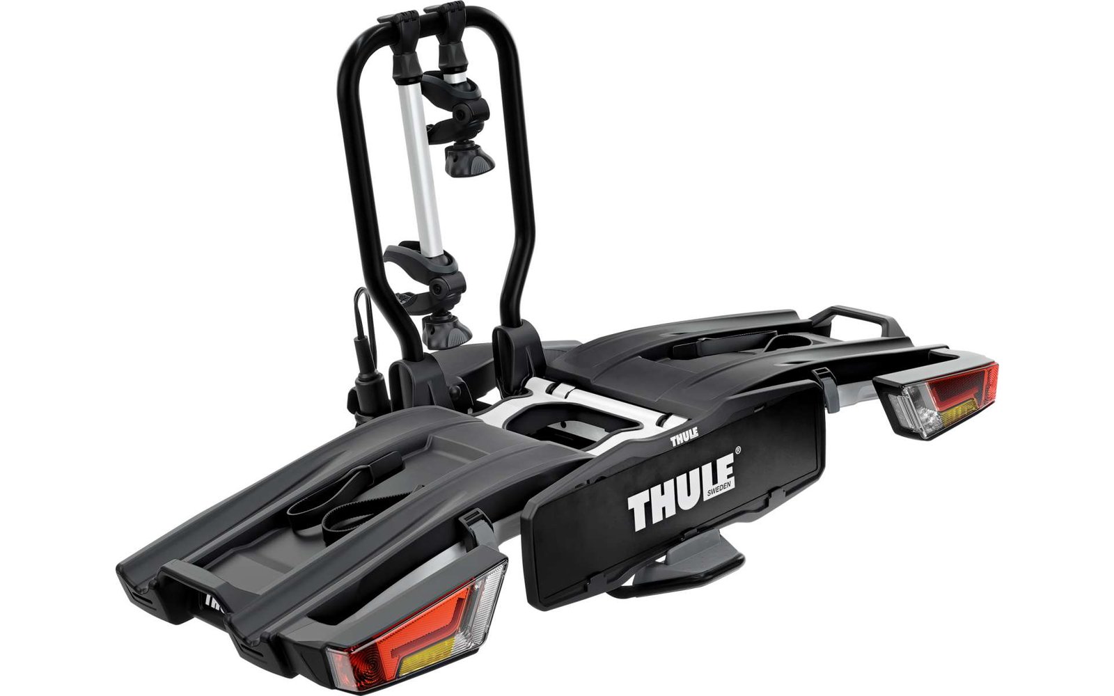 Thule EasyFold XT Fahrradträger Silber Schwarz für 2 Fahrräder