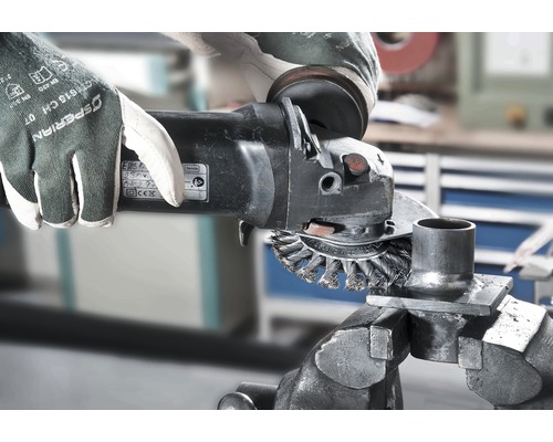Lessmann ronde vlechtborstel Ø 115 mm staaldraad