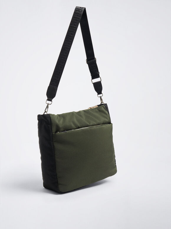 Bolsa De Hombro De Nylon - Multicor