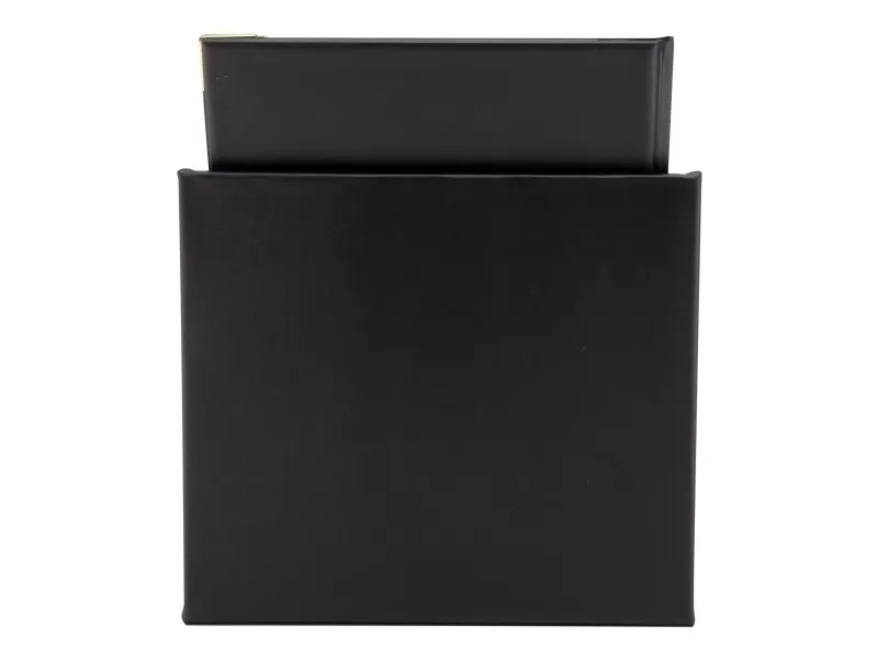 Securit® 10 stk A4 BASIC menuomslag i opbevaringsboks i sort