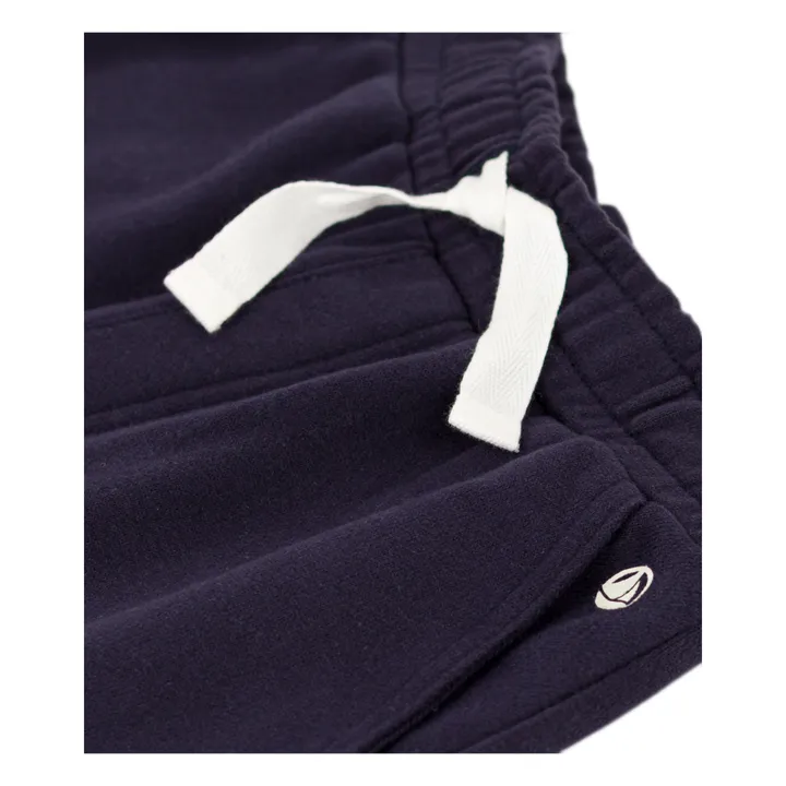 Petit Bateau Jogger Coton Bio en Molleton | Bleu marine
