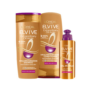 Elvive Shampoo Extraordinary Oil Krulverzorging 250ML