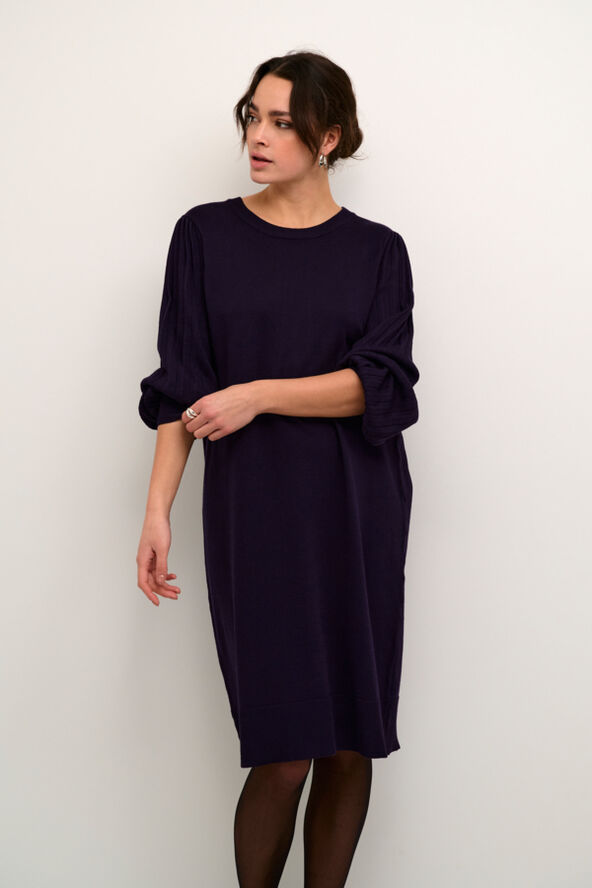 Kaffe KAlone Knit Dress Dawn purple