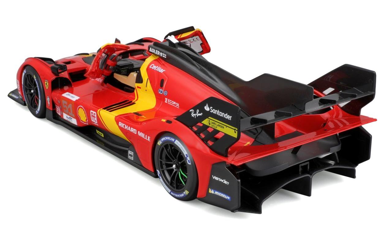 Ferrari Signature 499P LeMans Champ. 2023 Rot 1:18Sammlermodell im Massstab 1:18