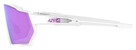 Lunettes AZR Pro Race RX Blanc/Violet