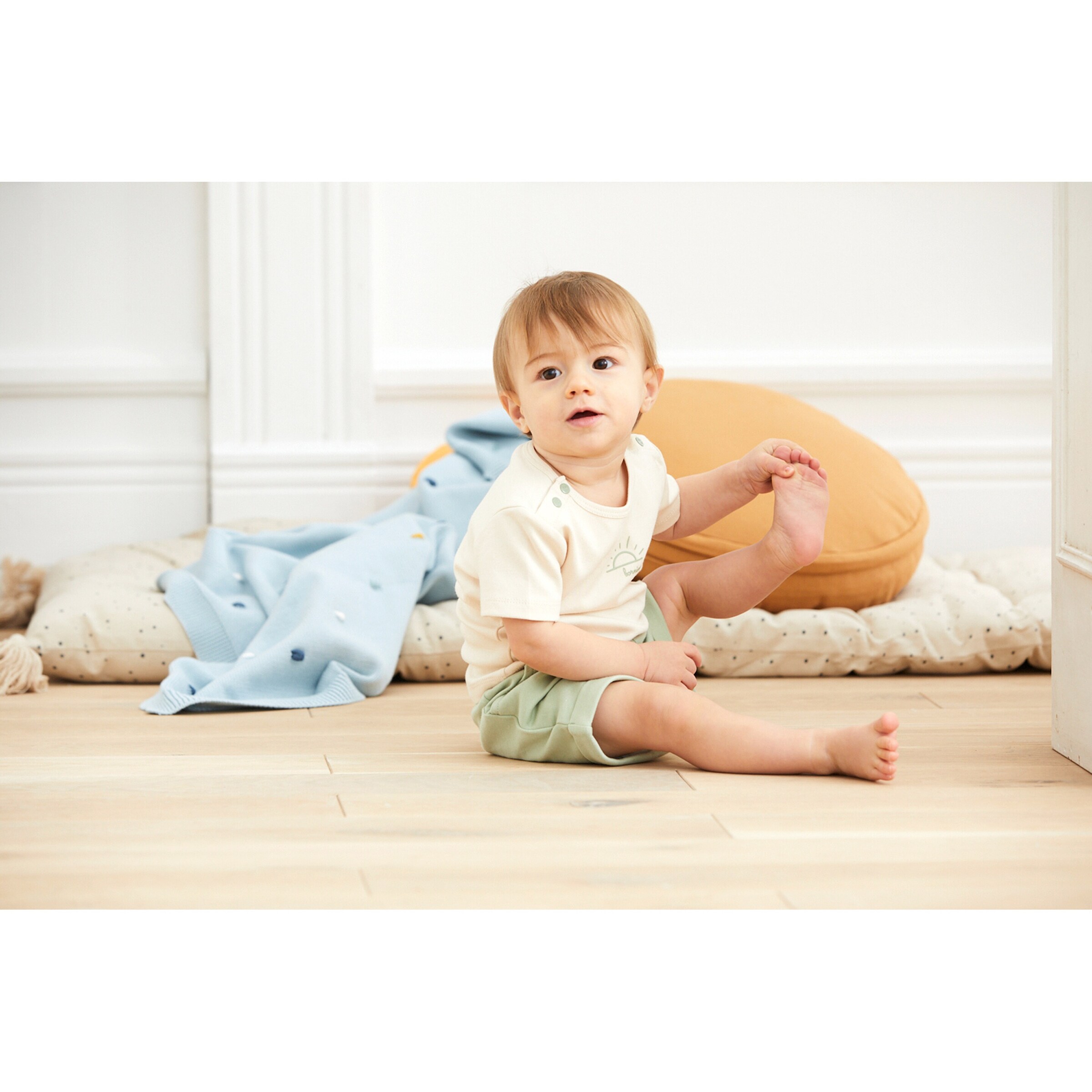 Bornino - Be Happy Shorts grün