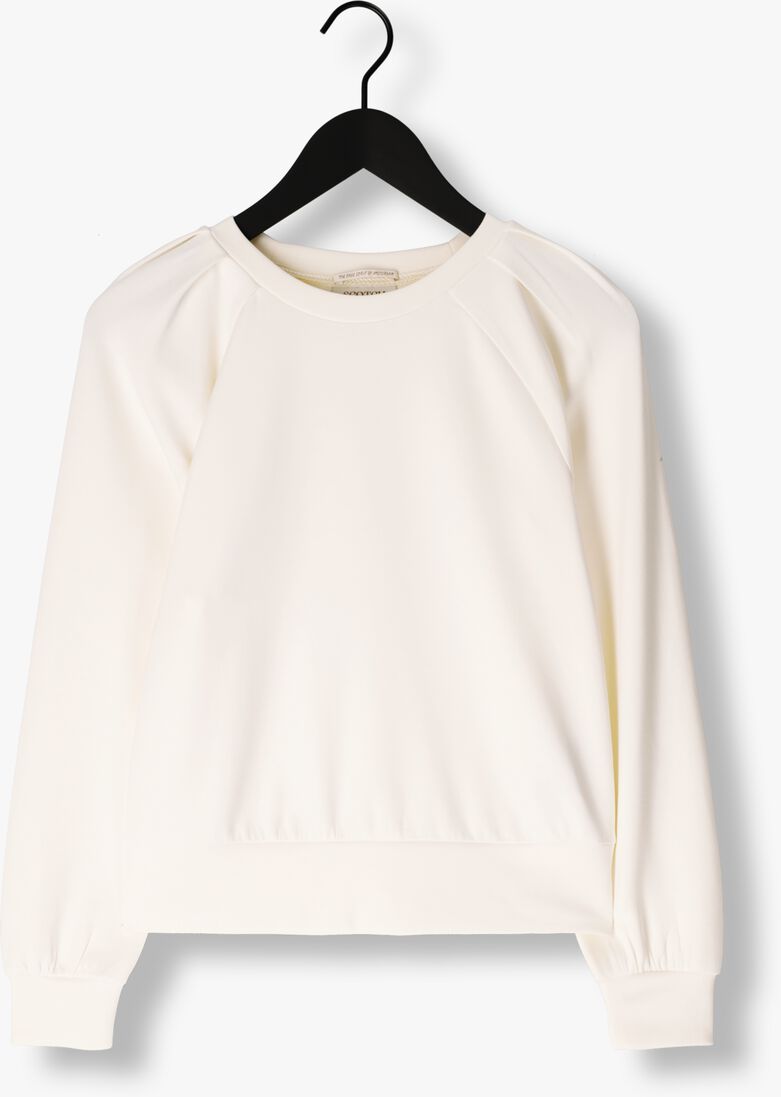 SCOTCH & SODA gebroken wit scotch & soda trui pleated shoulder sweatshirt