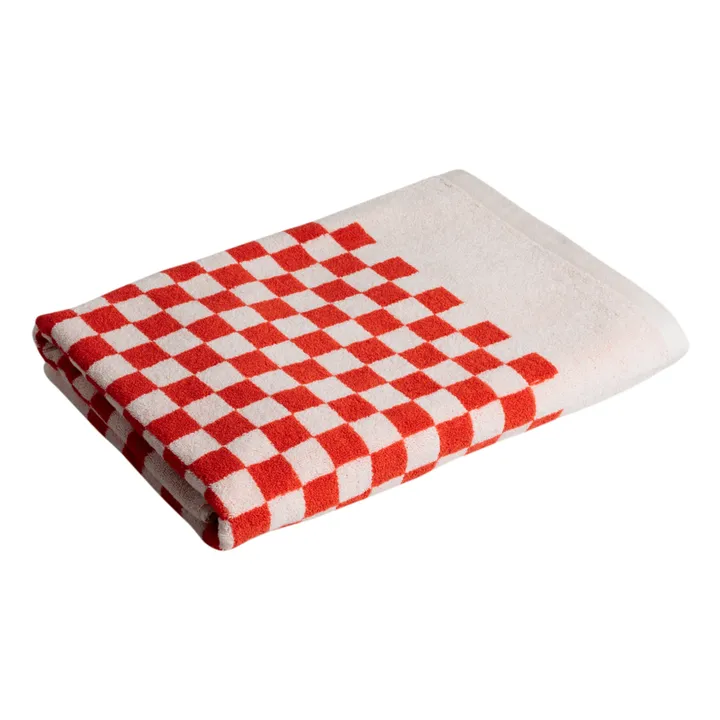 Baina Serviette de plage Roman | Rouge
