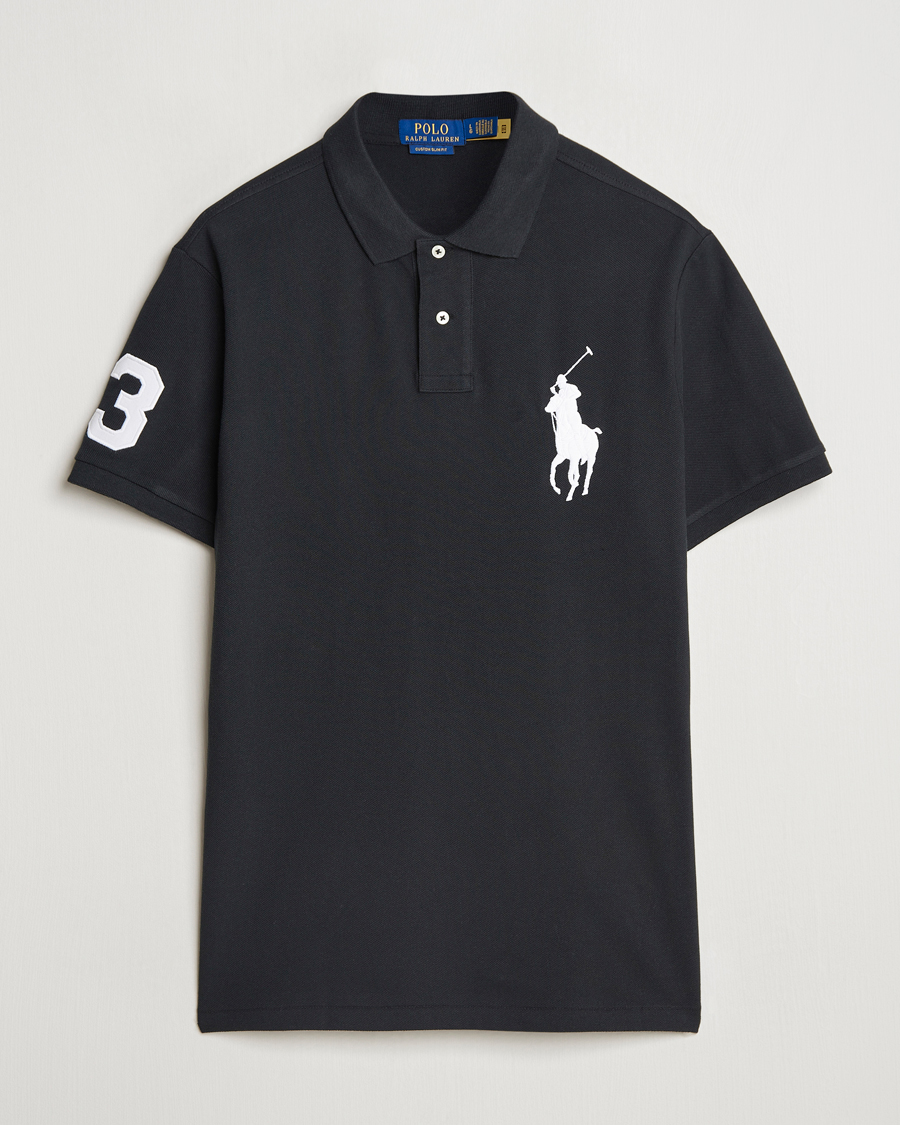 Polo Ralph Lauren Custom Fit Big Pony Polo Polo Black
