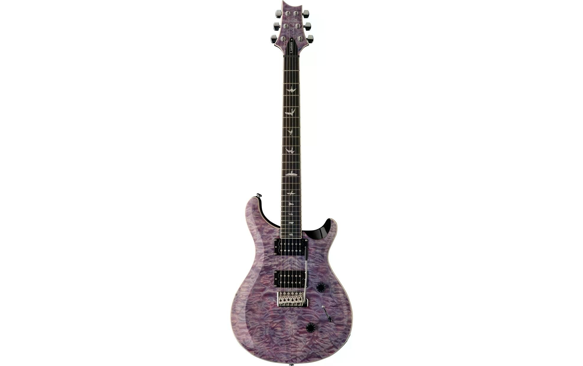 E-Gitarre SE Custom 24 Quilt Violet<br>Moderne Auflage eines klassischen Gitarrenmodells