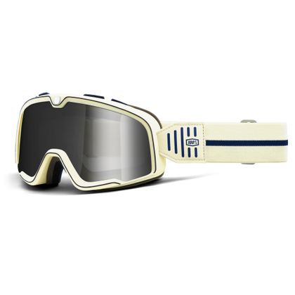 Lunettes moto 100% BARSTOW - ARNO - ECRAN IRIDIUM SILVER - Beige