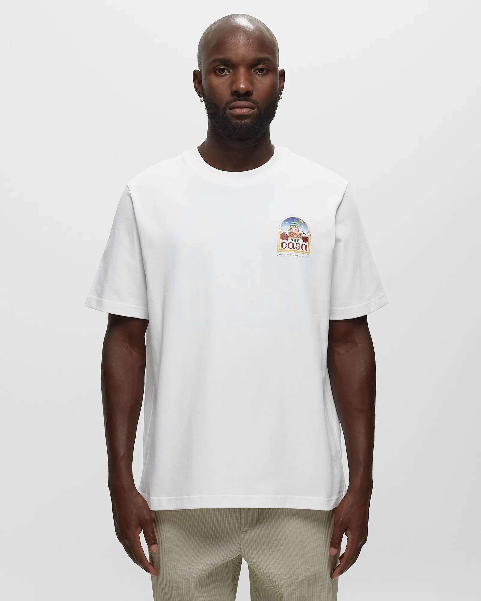 Casablanca VUE DE L'ARCHE PRINTED UNISEX T-SHIRT