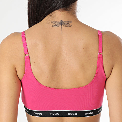 Lot De 2 Brassières Femme 50480158 Rouge Rose