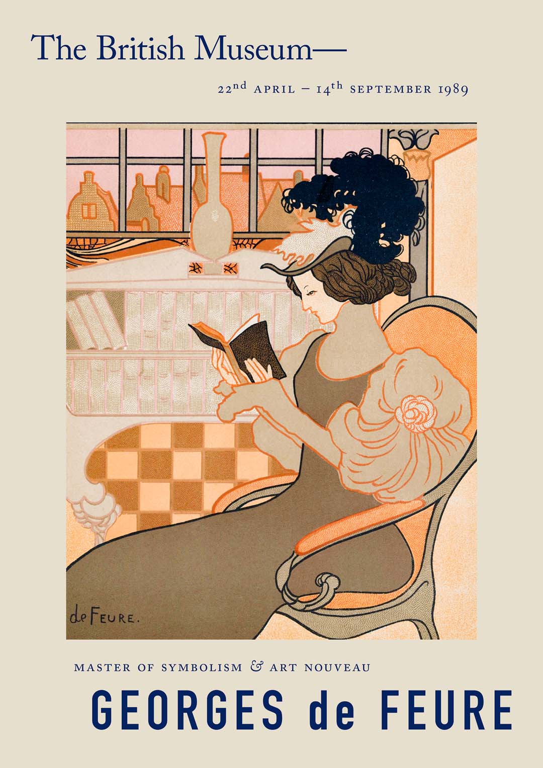 Georges de Feure Neujahrswünsche von Octave