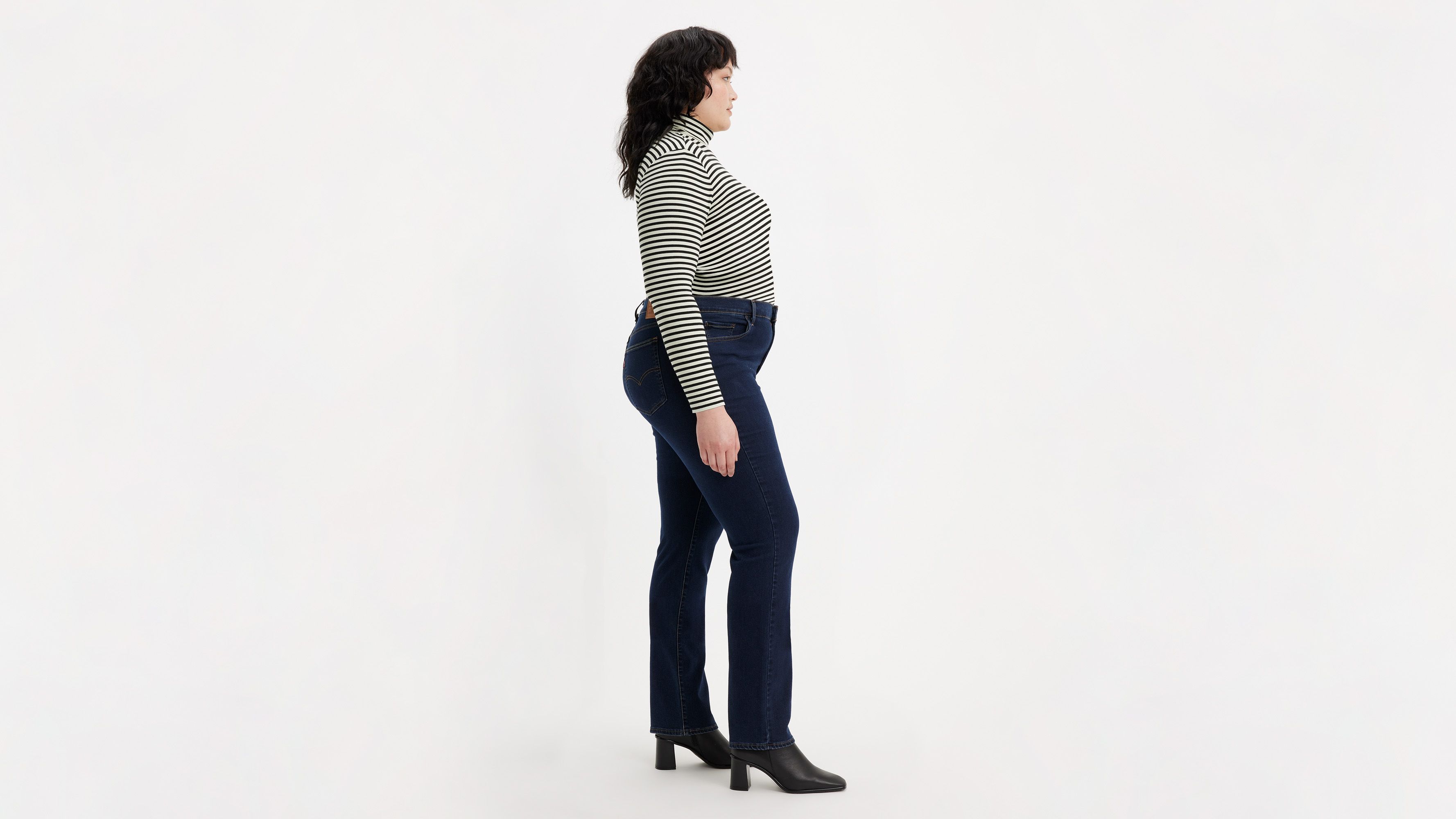 Jean 724™ taille haute Straight - Lots Of Love - Bleu