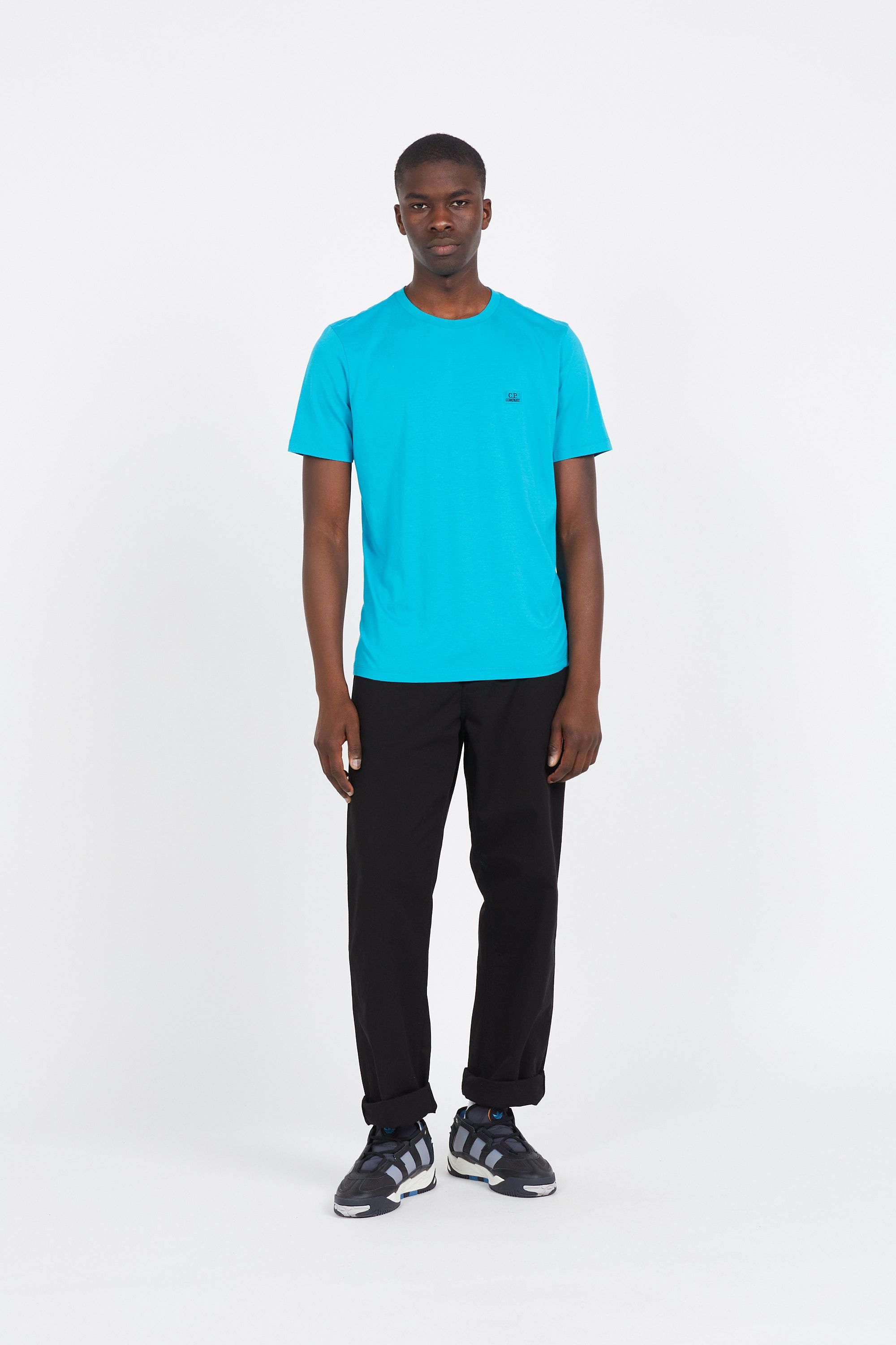 C.P. COMPANY T-shirt JERSEY 30/1 Bleu
