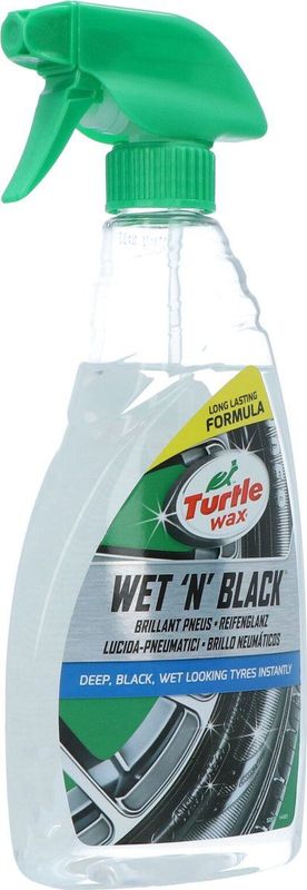 Turtle Wax - Wet-n-Black - Bandenreiniger - Zwart - Vloeibaar - 500 ml