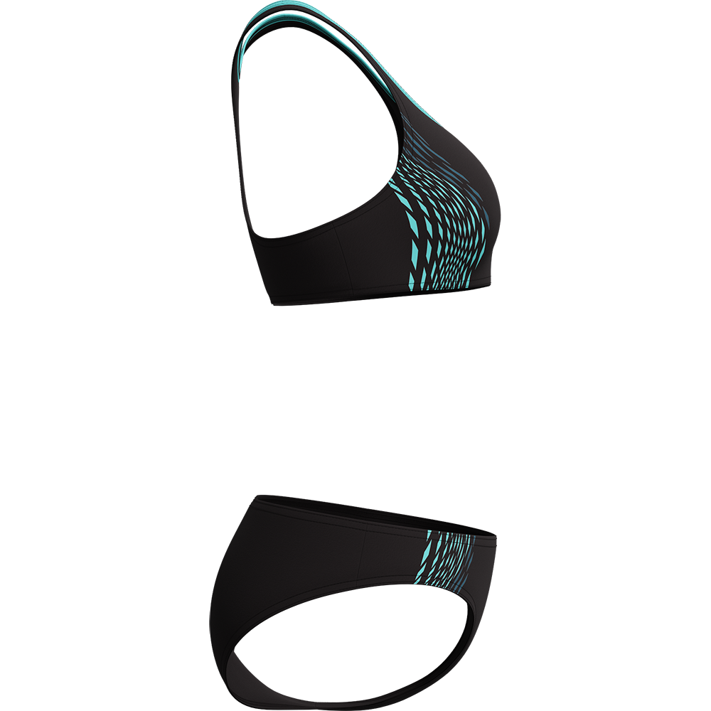 Speedo Placement Bikini Damen artic glass
