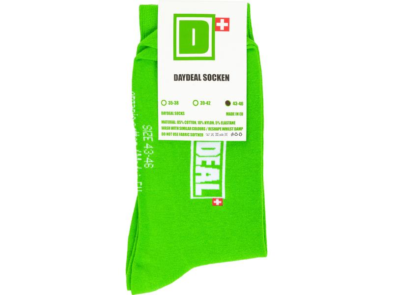 DayDeal.ch DayDeal Collection Grösse 43- 46, Grün Socken im DayDeal-Design