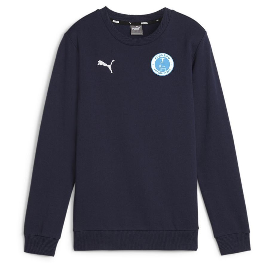 Fornebu FK PUMA teamGOAL Casuals Crewneck - PUMA Navy/Blanc Enfant
