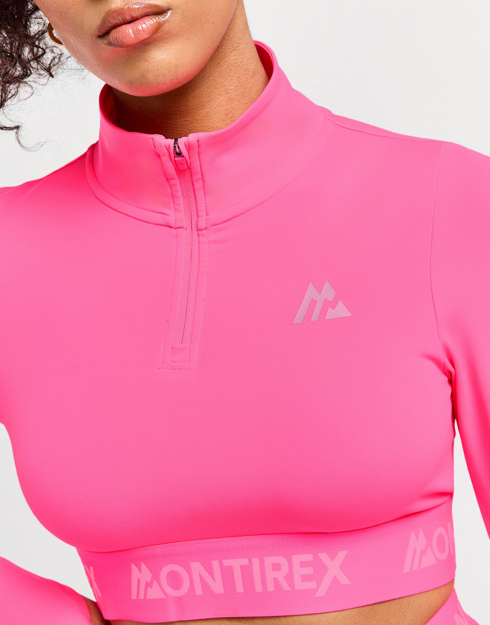 MONTIREX Crop Top Zippé Icon Femme