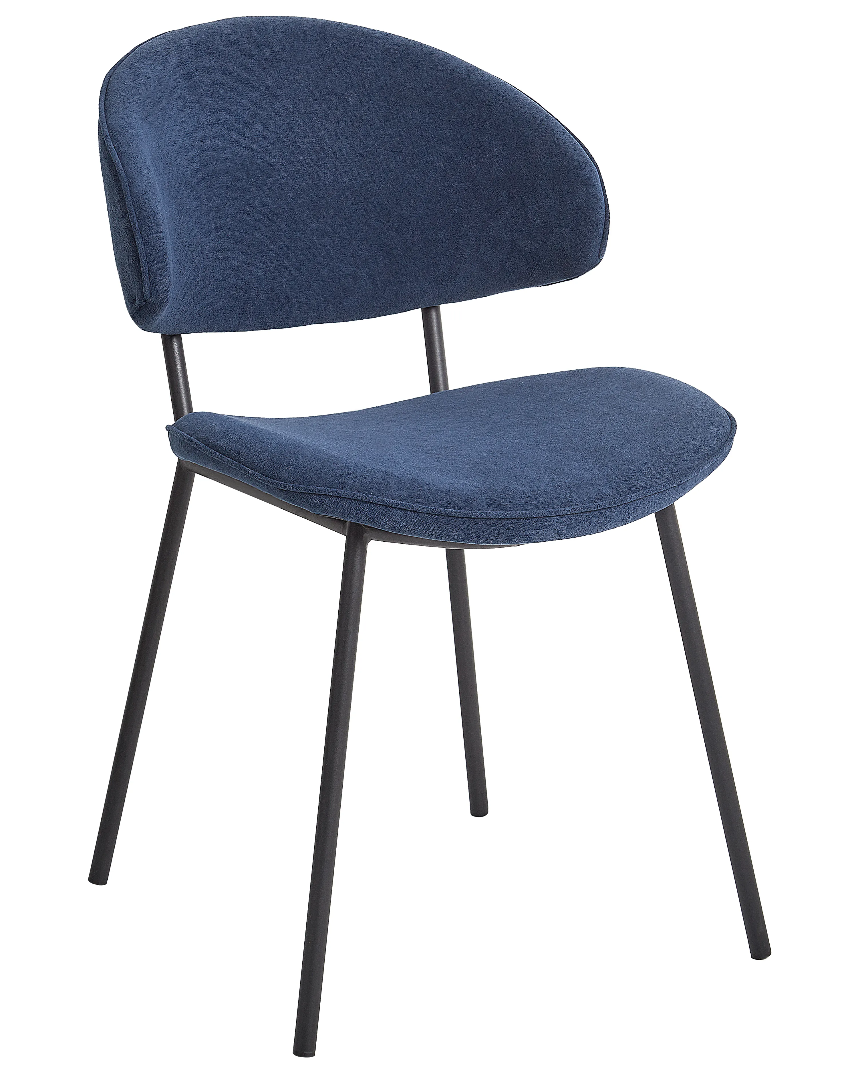 Set van 2 eetkamerstoelen KIANA Donkerblauw