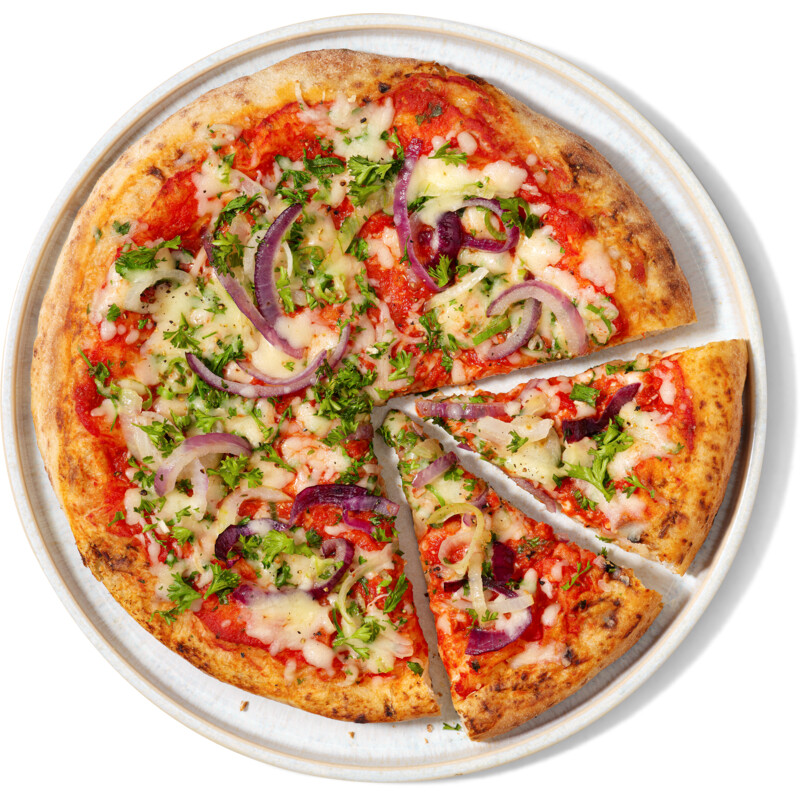 AH Verse pizza Amerikaans cheese onion
