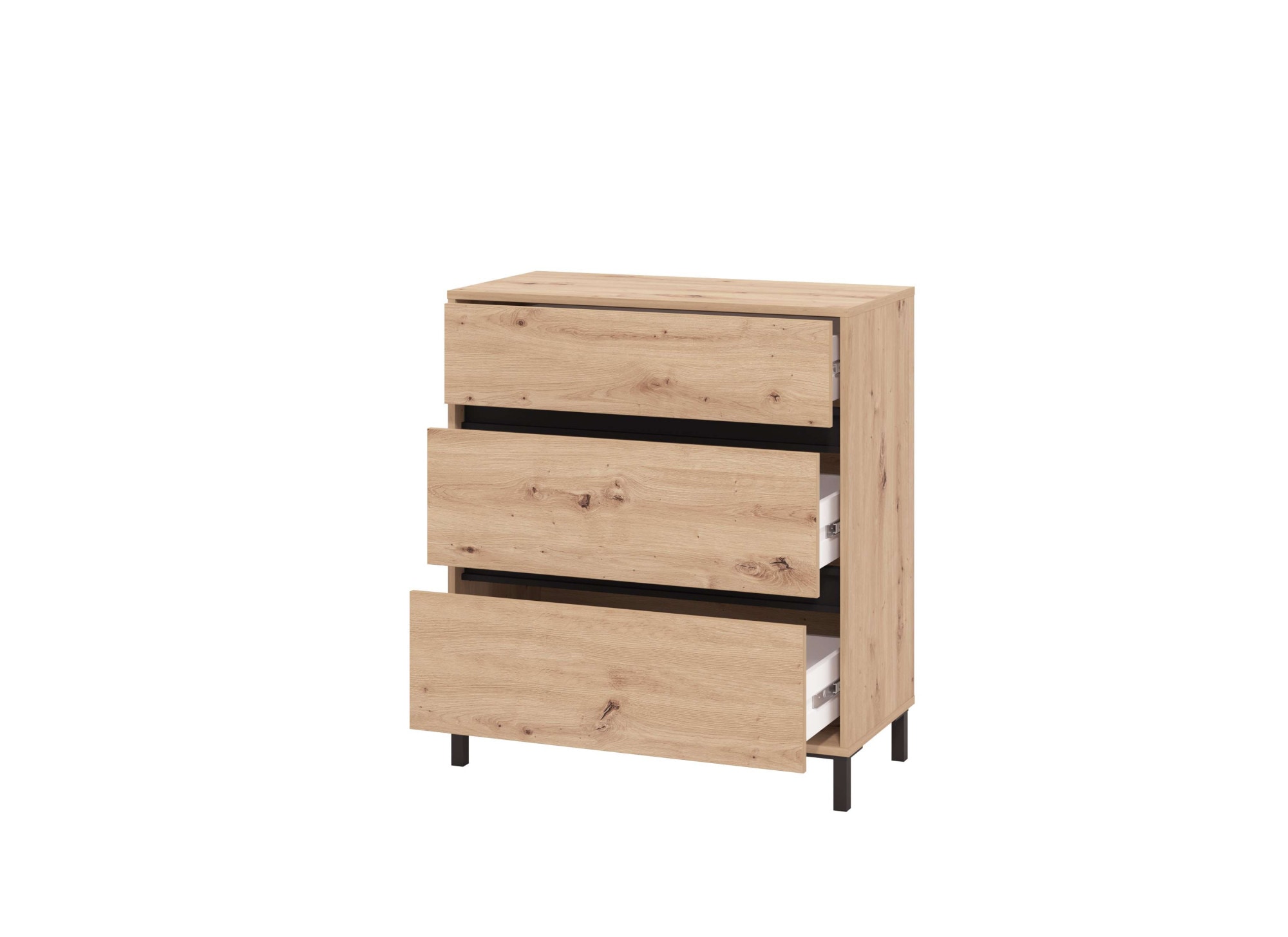 INOSIGN Kommode »Marron, Schubkastenkommode, Höhe 90 cm, Breite 80 cm« Breiten 80 cm, mit geräumigen Schubladen