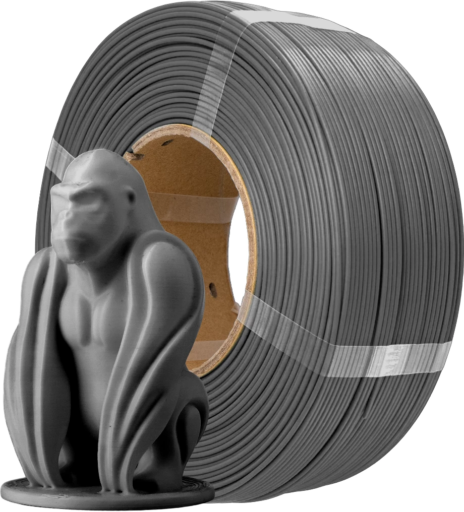 AzureFilm  PLA Refill Anthracite, 1,75 mm / 1000 g    PLA mit guten mechanischen Eigenschaften, ohne Spule