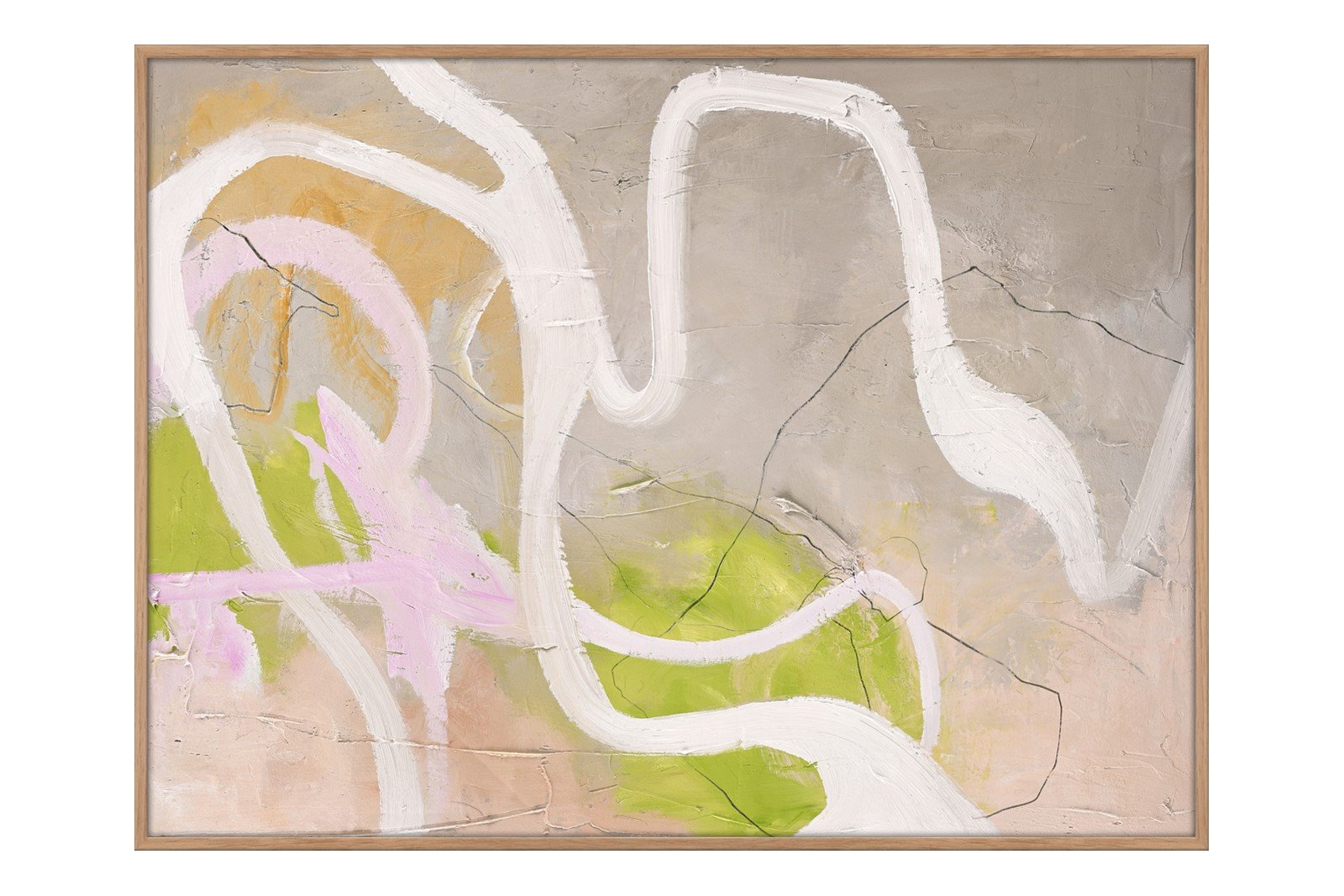 Light Line 120x90 cm Oak Frame