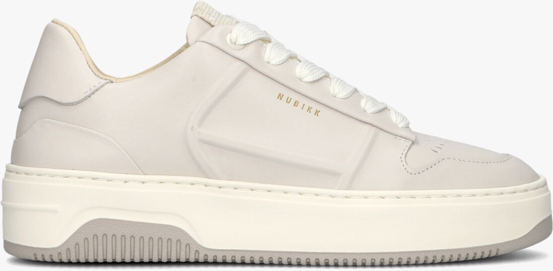witte nubikk lage sneakers basket cole