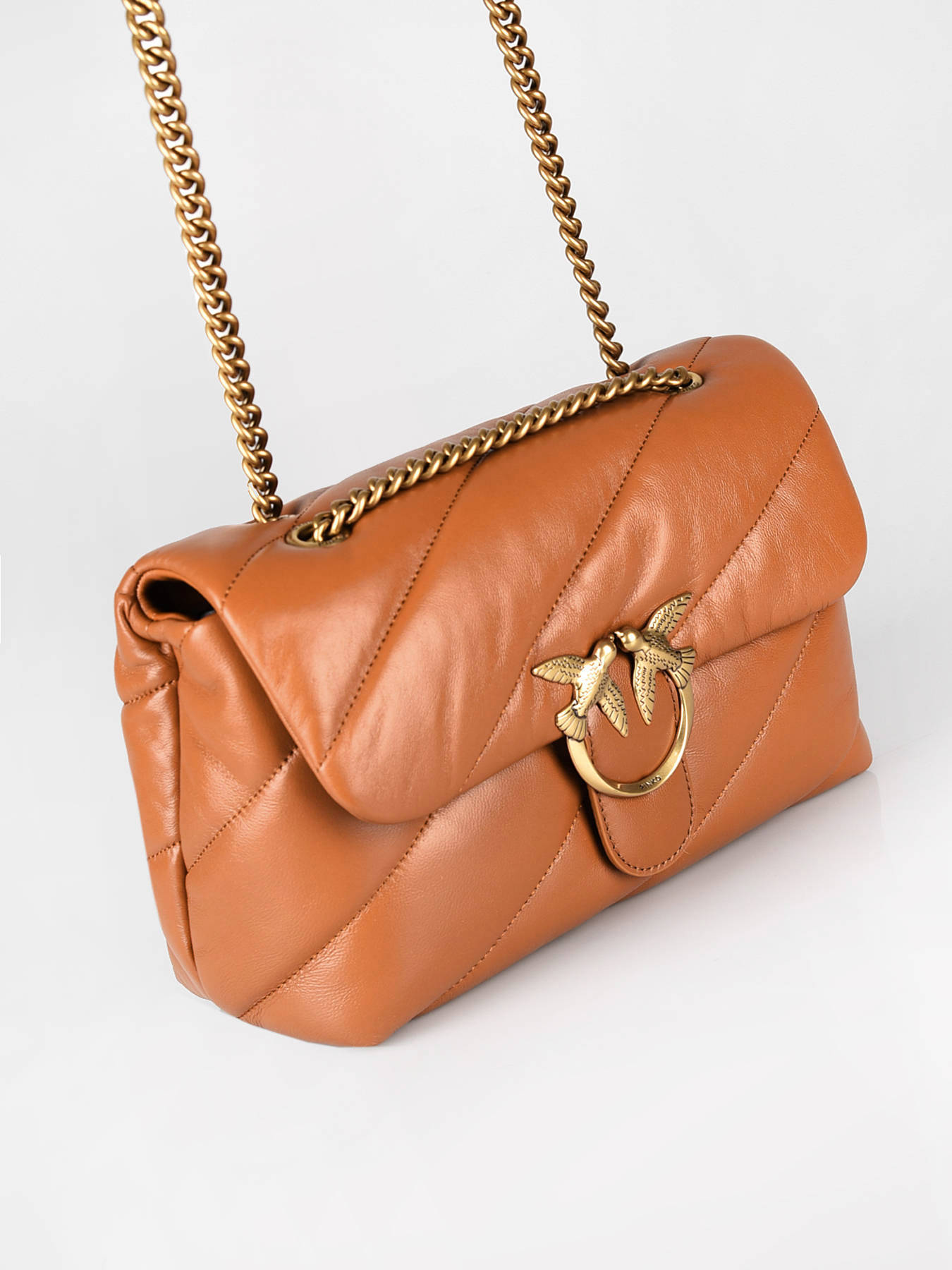 Sac bandoulire Classic Love Bag Puff Maxi Quilt cuir PINKO