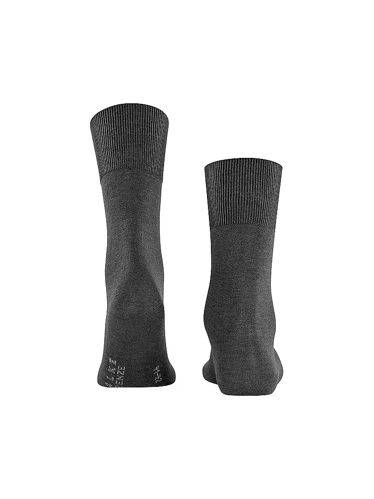 FALKE Socken FIRENZE antracite melange grau