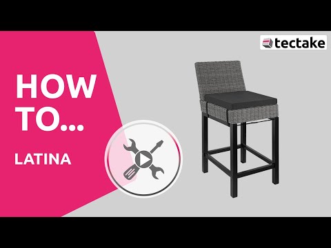 Rattan Barstuhl Latina