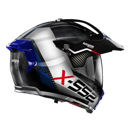 Casque Nolan X-552 - ULTRA CARBON - DINAMO N-COM - Carbone / Bleu
