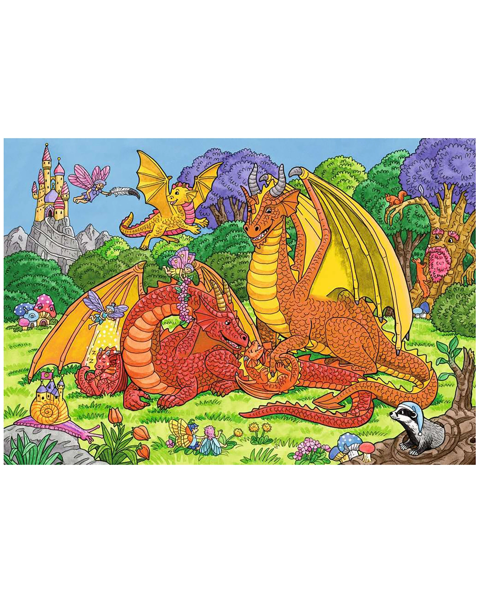 Puzzle MAGISCHER WALD 2x24-teilig