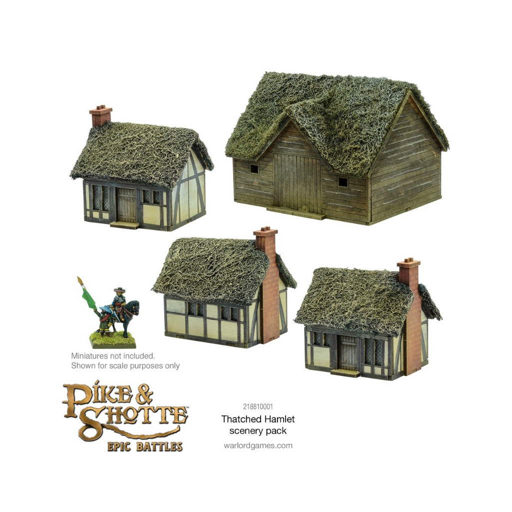 Pike & Shotte Epic Battles - Thatched Hamlet Scenery Pack
