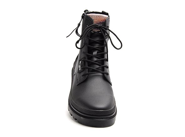 Palladium boots bottine plates femme pallatrooper zip noir